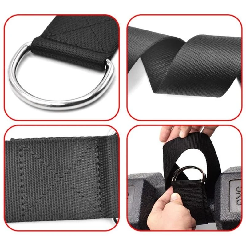 Q39E Hanging Tree Swing Strap Gym Hanging Strap Workout Equipment Strap Dumbbell Strap Barbell Strap Rope Handles Strap