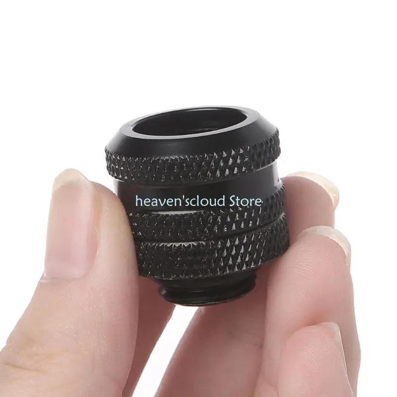 Y88B 1- 팩 G1/4 "빠른 조임 하드 튜브 압축 피팅 PC 물 상쾌한 커넥터 10x14mm