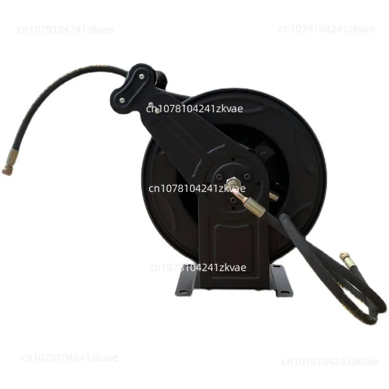 

Automatic Retractable Hose Reel with High-Pressure Nozzle for Air Hose Cleaning - Car Detailing Tool
