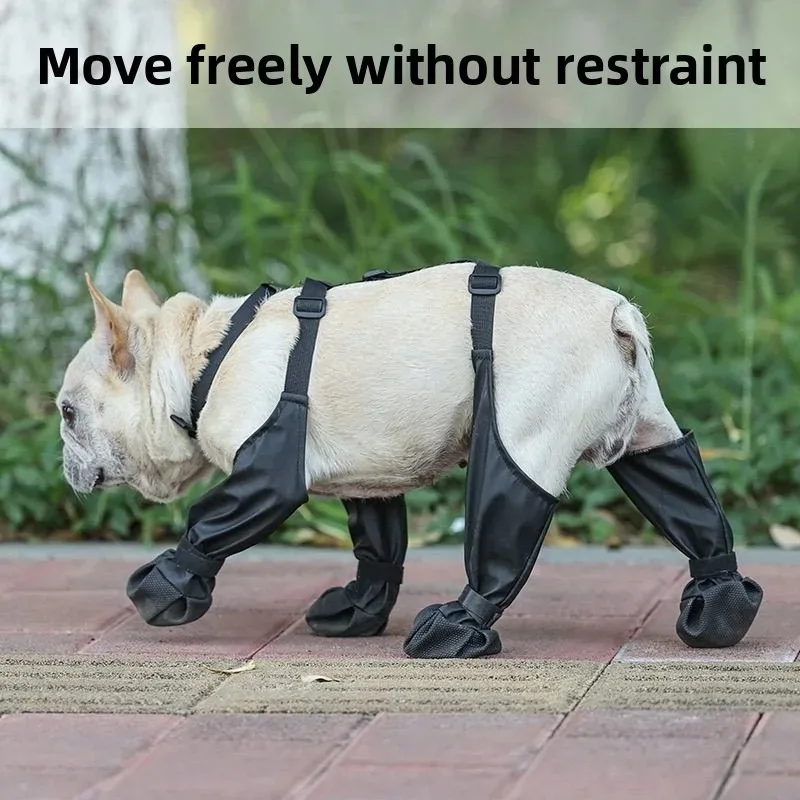 

Waterproof Anti Slip Dog Shoes for Large Dogs Breathable Comfortable Paw Protectors Outdoor Walking Boots All Season Thin Design