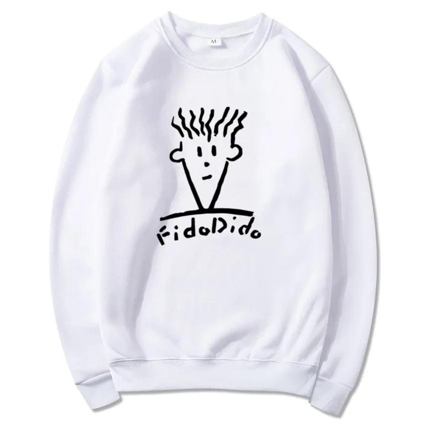 Autumn and Winter Casual Fashion Round Neck Sweatshirt Printed Streetwear Men's Sweatshirt Fido Dido Popular Drink Clothes