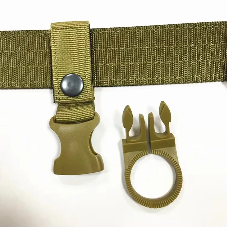 1Pcs Multi-Funktionale Mineral Wasser Clip PortableTactical Nylon Band Bergsteigen Schnalle Und Wasser Flasche Clip Leicht Zu Tragen