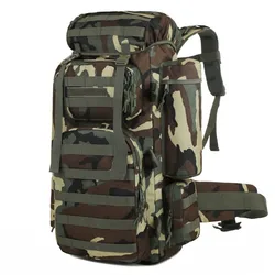 Camo Mountaineering Bag 900D Large Capacity Outdoor Sports Hiking Bag 50L-70L tactic Backpack Outdoor Travel Backpack