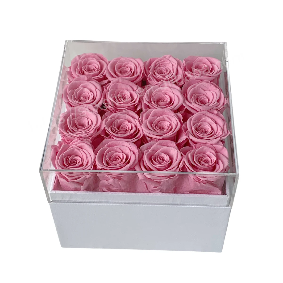 وردة محفوظة أبدية في صندوق ، حياة طويلة الأمد ، طبيعية حقيقية ، زهرة خالدة للأبد ، هدية عيد الأم ، بالجملة
