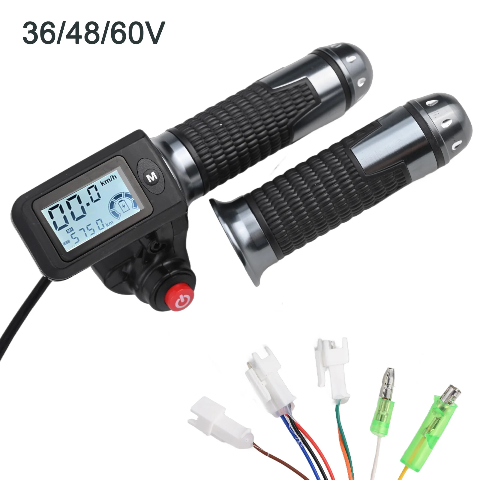 For Electric Scooter Electric Scooter Throttle Hall Speed Measurement 160CM Cable Length 3 Speed Gear Switching