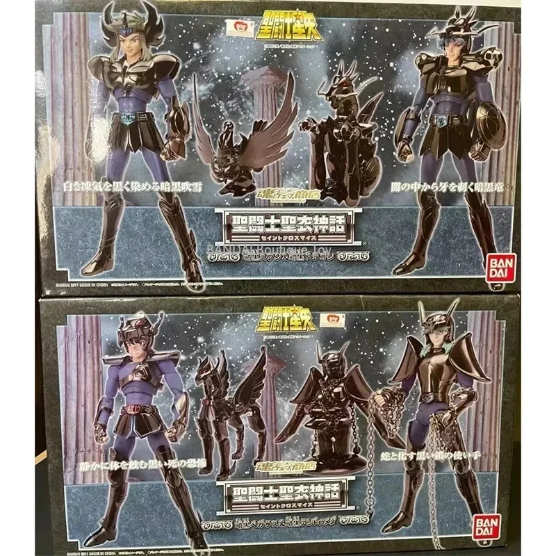 

In Stock BANDAI Holy Cloth Myth Black Pegasus Black Andromeda Black Dragon Phoenix Dark Five Anime Movable Collection Figure