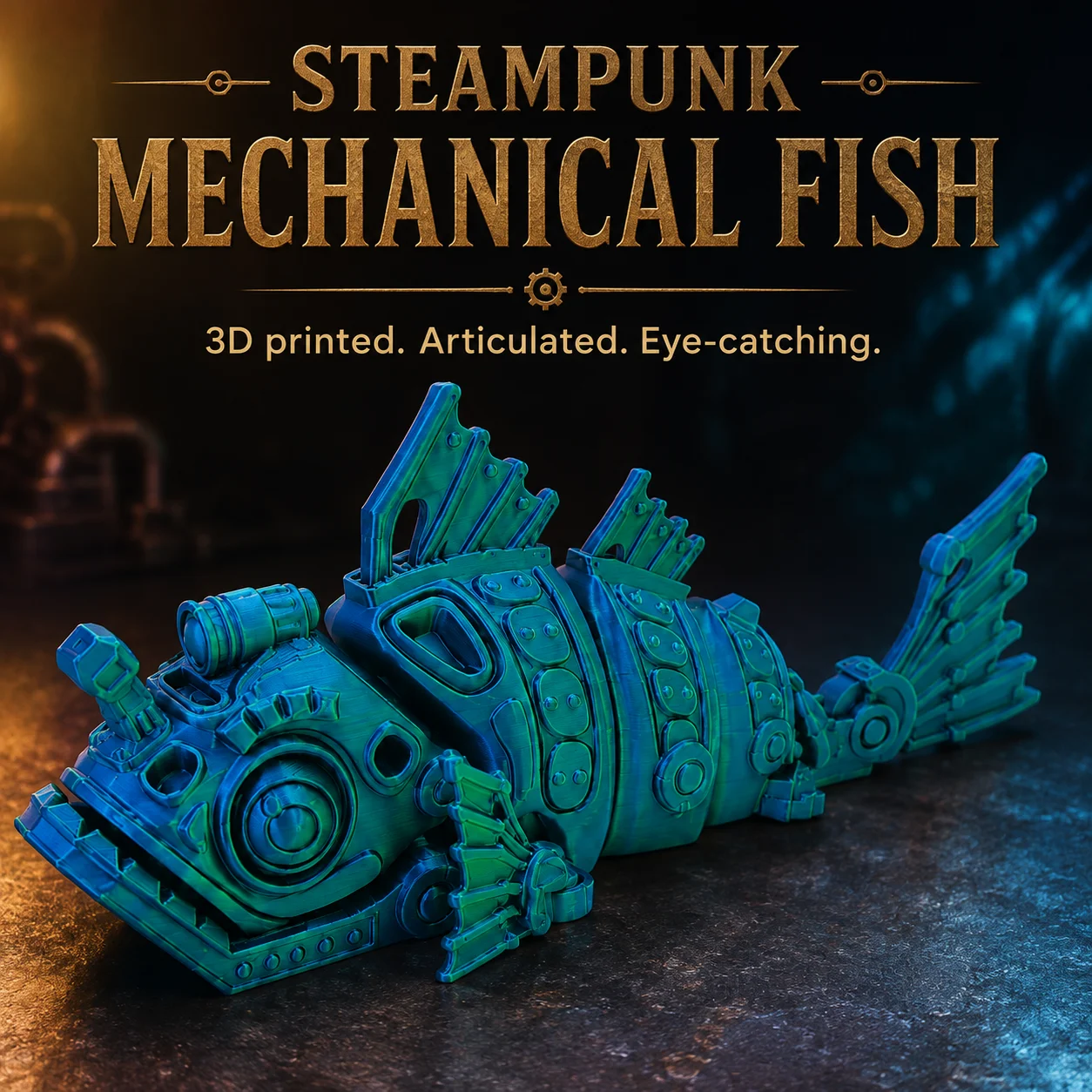 Mainan Ikan Mekanis Cetak 3D, - 3D Printing Fidget Toys ulasan dan harga