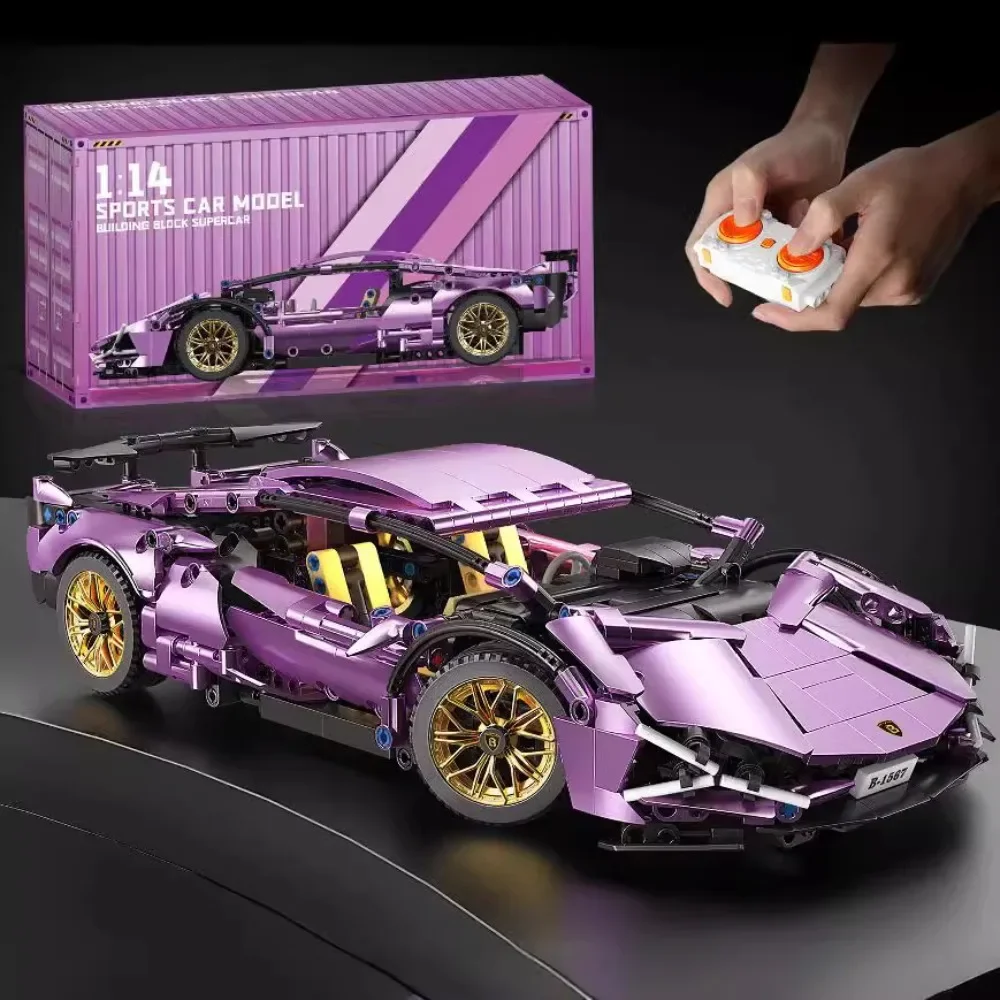 

1:14 техническая гоночная модель спортивного автомобиля, строительные блоки, суперкар, кирпичная головоломка, игрушки для детей и взрослых, подарок на день рождения