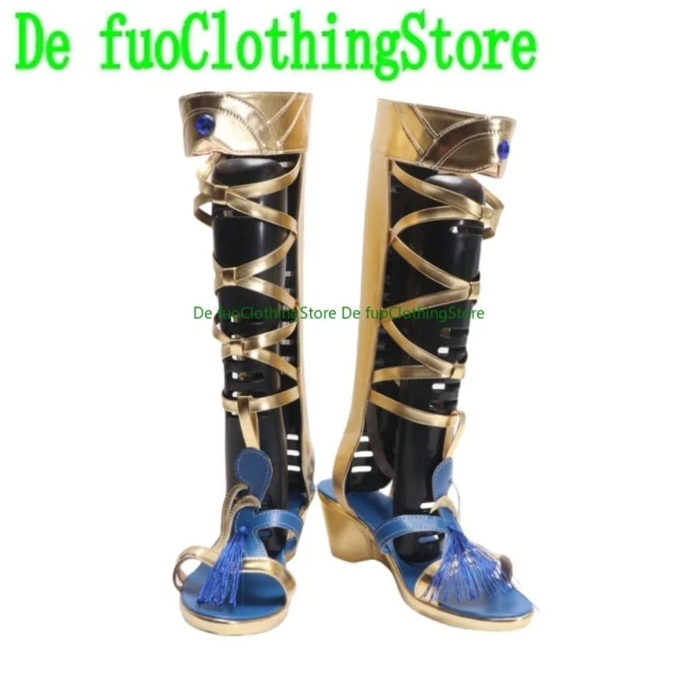 

Популярные игры Love and Deep Space Tide God Посейдон Обувь для косплея Сапоги Хэллоуин Рождественская вечеринка Аксессуары Обувь в стиле аниме