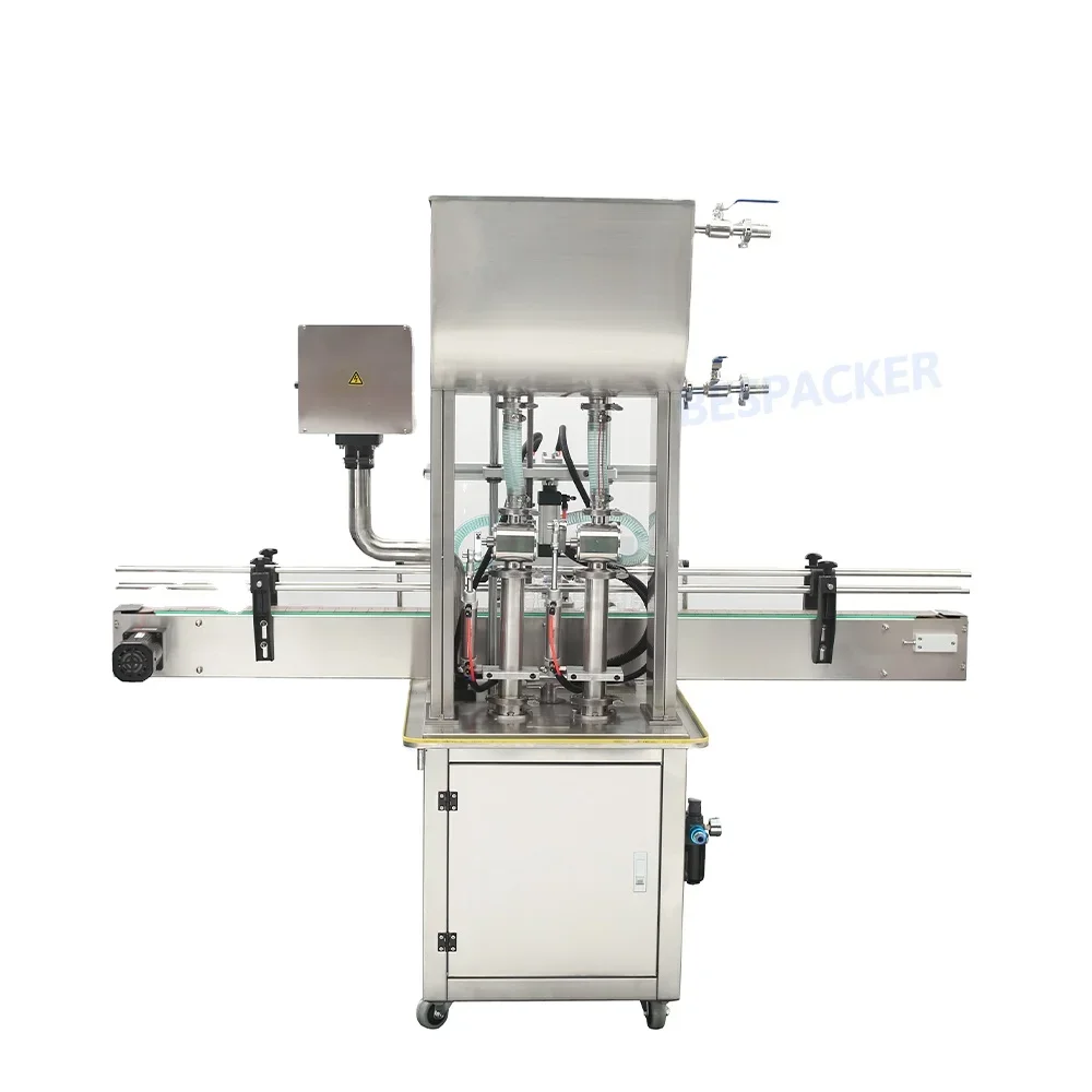 Bespacker GT2T Automatic Liquid Paste Gas Honey Cream Oil Soft Drink Beverage Water Bottle Filling Machine