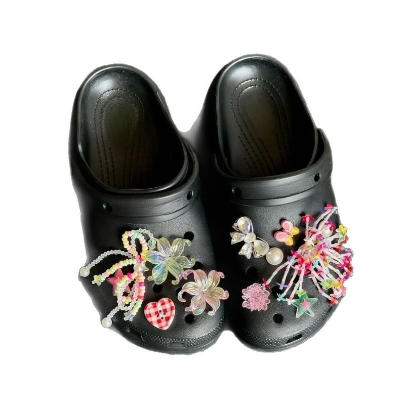New JIBBITZ Elegant Shoe Charms Set  DIY Removable or Clog Sandals Perfect for Parties & Holidays Party Gifts Favors