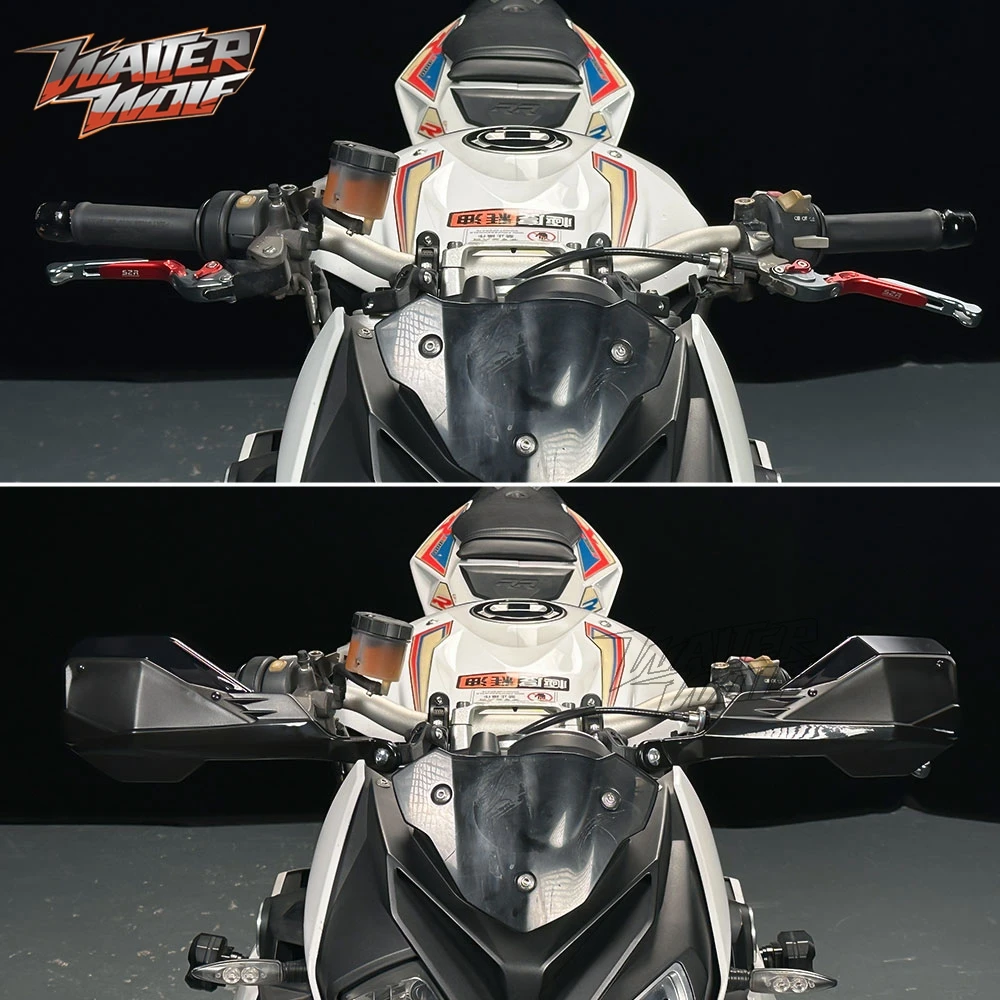 Akcesoria motocyklowe Osłony dłoni na kierownicę Owiewka dla BMW S1000R S 1000R S1000 R 2014-2019 Deflektor dłoni Ochrona