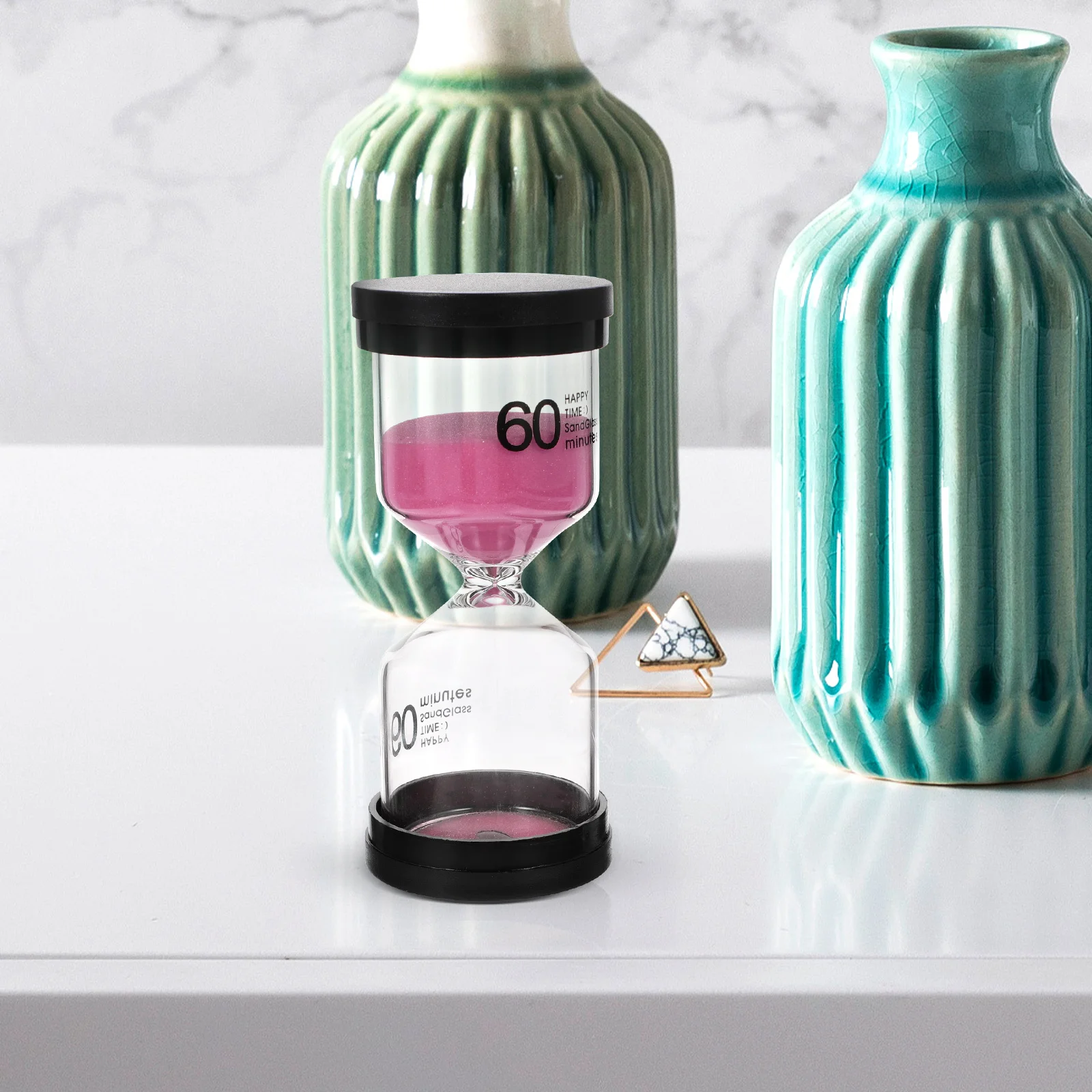 

Delicate Hourglass Timer Decorative Household Sand Timer Creative Desktop Ornament Elegant Gift Supply Artistic Decor