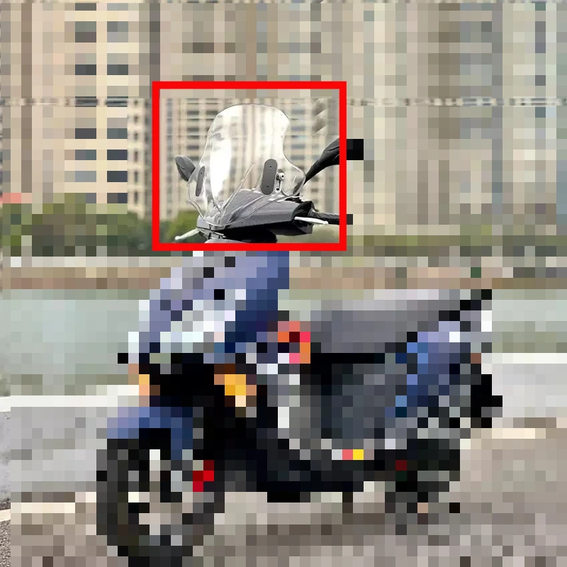 Motorcycle Modified Windshield Wind Deflector Heightened Windshield Front Glass Accessories Parts For Suzuki UY125 Haojue AFR125