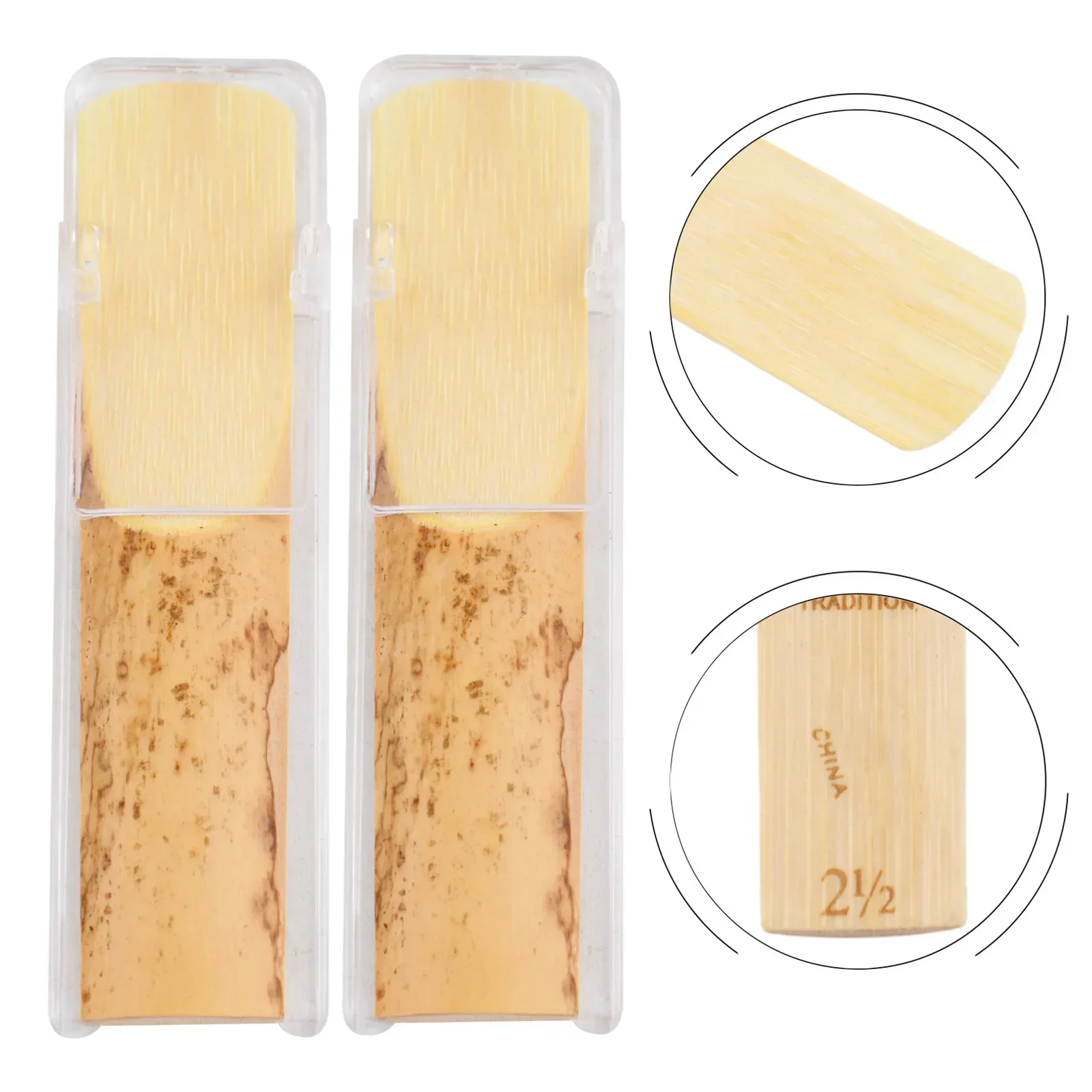 10pcs Alto Saxophone Reeds 10pcs/Pack Accessories Alto Sax Reeds Free-Blowing High Quality Light Yellow Personality