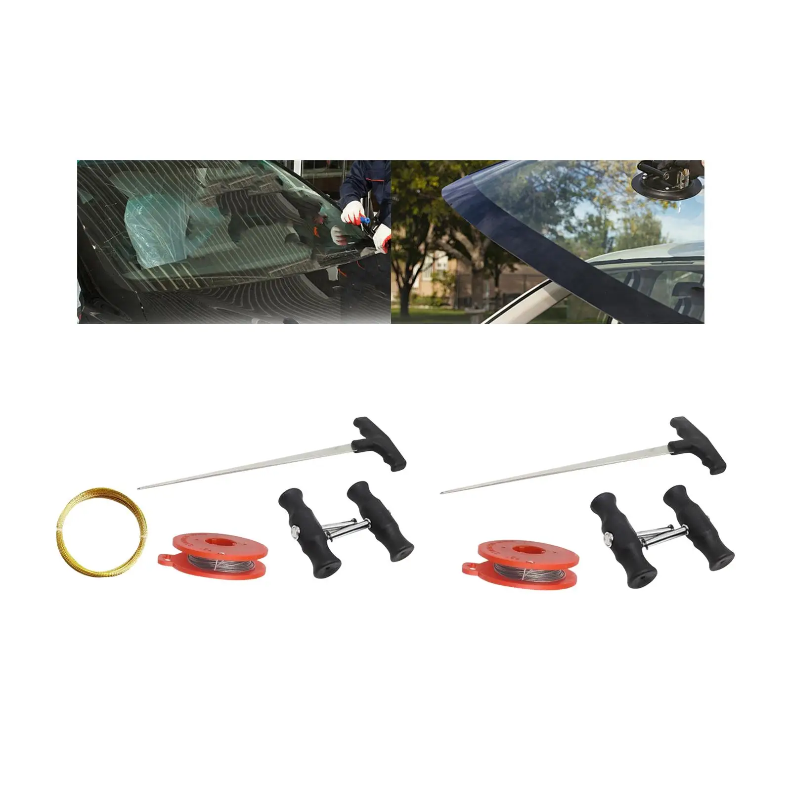 Auto Windshield Glass Removal Tool Kits Quality Premium Non Slip Compact Durable Comfortable Grip Easy to Use Universal