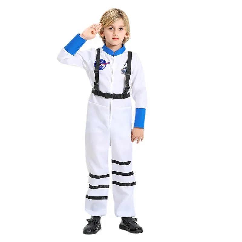 Kinder Astronaut Raumfahrer Raum anzug Cosplay Kostüm Jungen Mädchen Requisiten Halloween Party verkleiden Geburtstags geschenk