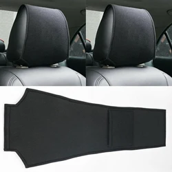Universal Car Seat Headrest Auto Pillow Case Cushion Neck Cover  For Ford Focus Honda Hyundai mazda Black truck seat covers