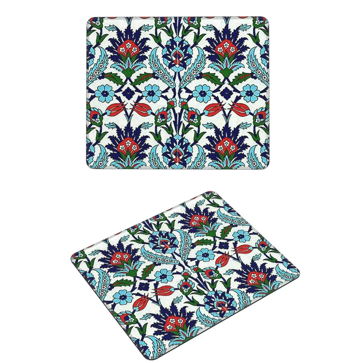 

Турецкий коврик для мыши Iznik с цветочным принтом, компьютерная клавиатура, коврик для мыши, геймерский настольный коврик для ПК, офисные аксессуары, настольные коврики