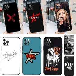 Singer Avril Lavigne Phone Case For iPhone 14 15 16 Pro Max 11 12 13 Pro X XR XS Max Plus Soft Cover