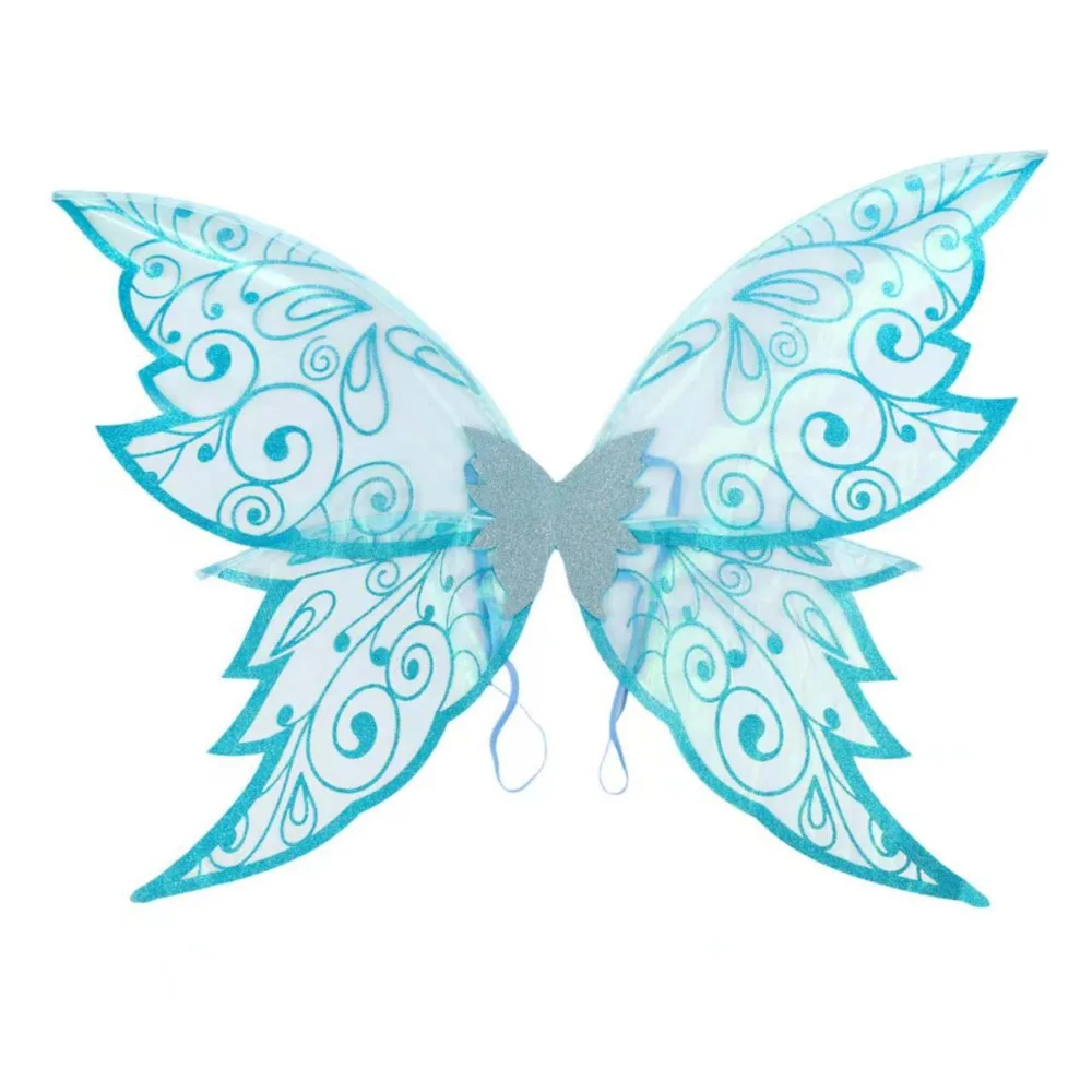 

Princess Fancy Butterfly Fairy Elf Wings Dress Up Sparkling Halloween Cosplay Party Props Garland Ear Costume Wings Photo Prop