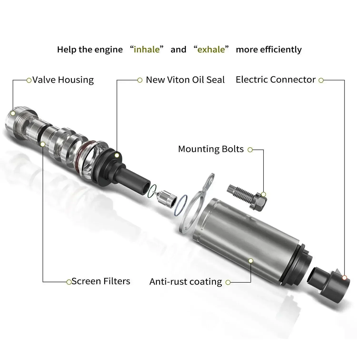 12679100 917216 2T1014 2T1015 Высококачественный электромагнитный кулачковый привод впускного и выхлопного привода VVT для Buick LaCrosse 2010-2016 2,4 л VV-0134