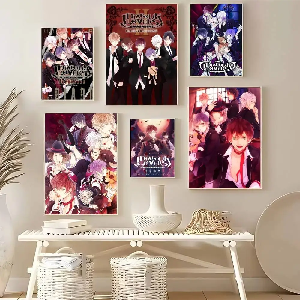 Popular Anime Video Game D-Diabolik Lover Poster High Quality Dorm