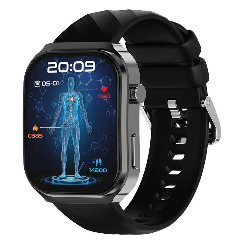 

U13 2.2 Inch IPS 3D Curve Screen Rotating Crown BT Call 24/7 Blood Pressure Heart Rate Breathing Training Health Smart Watch