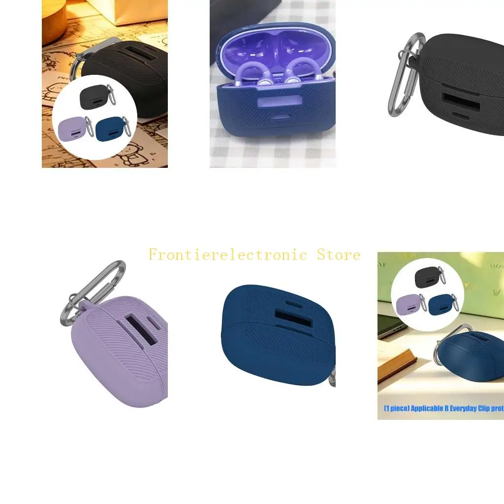 G8DB Earbud Wireless Charging Case Cover with Textured Silicone and Port Access