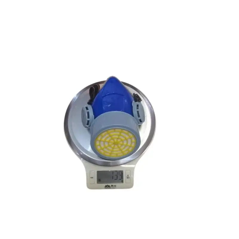 Half Face Dust Gas Mask Soft Rubber Chemical Respirator Filter For Industrial  Spraying Painting Organic Vapor