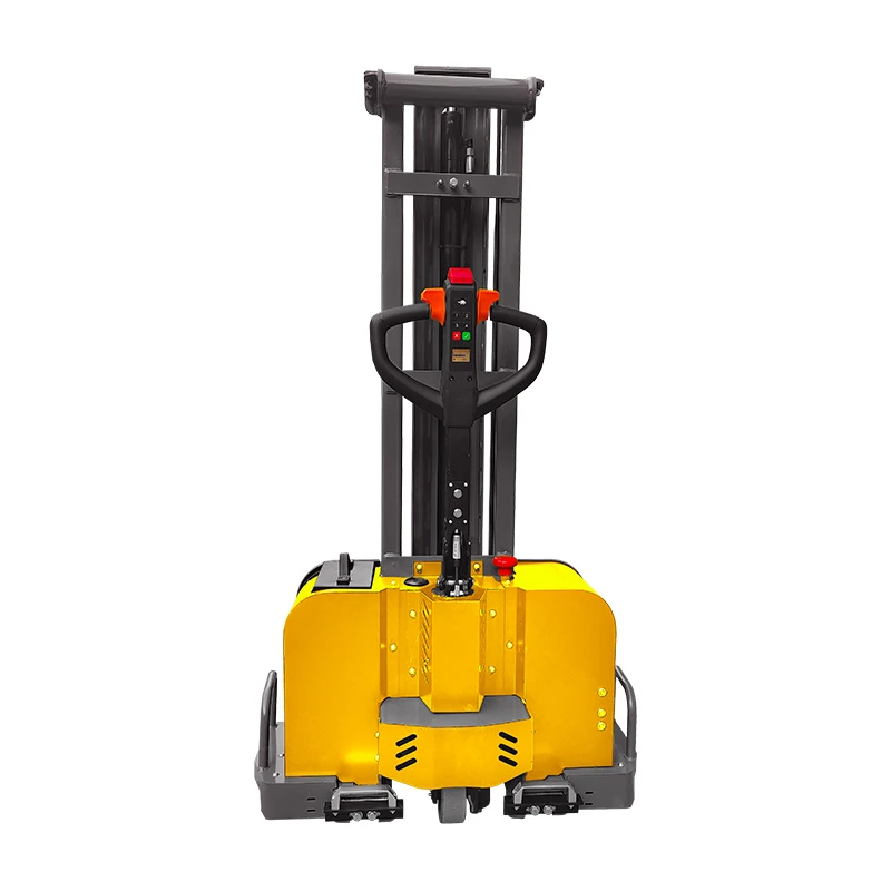 

All-electric truck-mounted forklift Portable autopilot Small automatic walking lift loading and unloading forklift