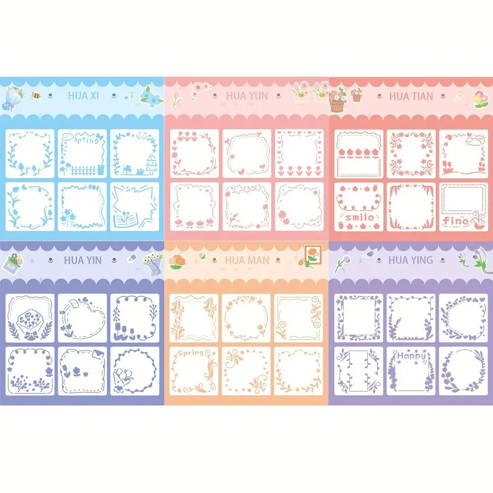 Copying Stencils Hollowed Drawing Templates for DIY Craft