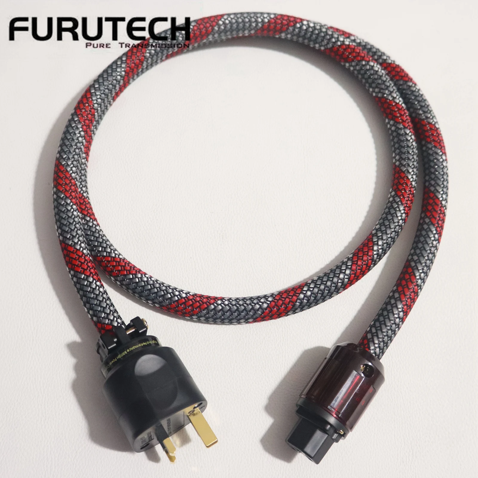 FURUKAWA Flagship T1 HIFI UK plug Alpha-OCC conductor UK audio Power Cord AC speaker Power Cable H.K. UK standard power cord