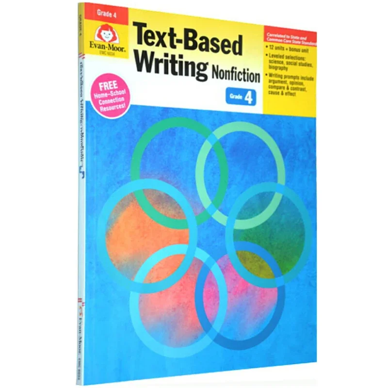 

Evan-MoorText-Based Writing Nonfiction, Grade 4 Workbook,aged 8 9 10 11, English book 9781613689974