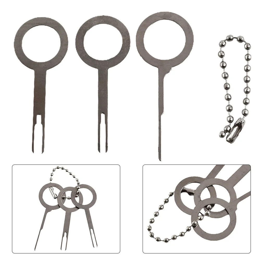 Tool Wiring Crimp Connector Pin Key Replacement Accessories Car Terminal Removal Replaces Set Pack Stainless Steel