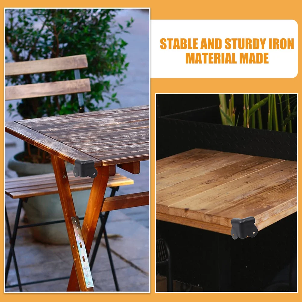 24 قطعة المضادة للتصادم الحرس الحديد المتكلم حامي لخزانة أثاث التفاف غطاء الزاوية نمط واقيات الزوايا المعدنية #4