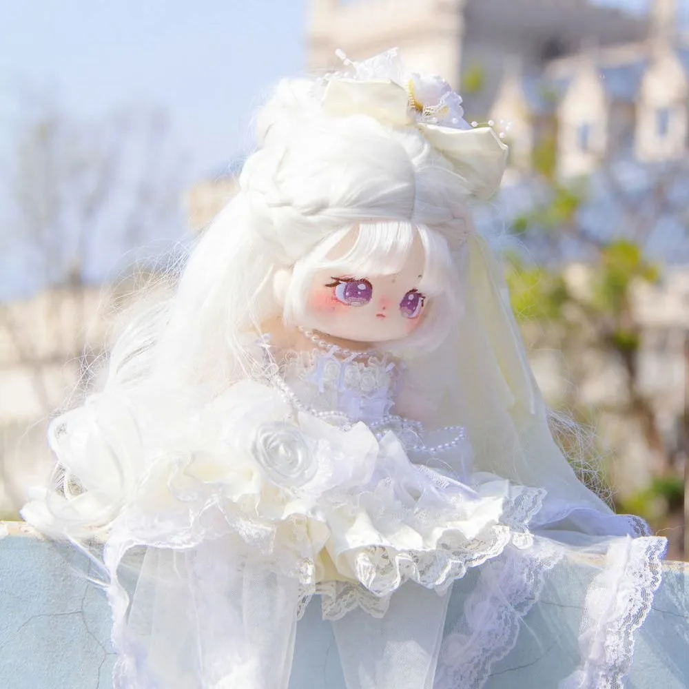 Grandi occhi Nessun attributo Peluche Bambola di cotone Idolo Farcito Super Star Figure Le bambole possono cambiare vestiti Regalo per ragazze Accessori per bambini