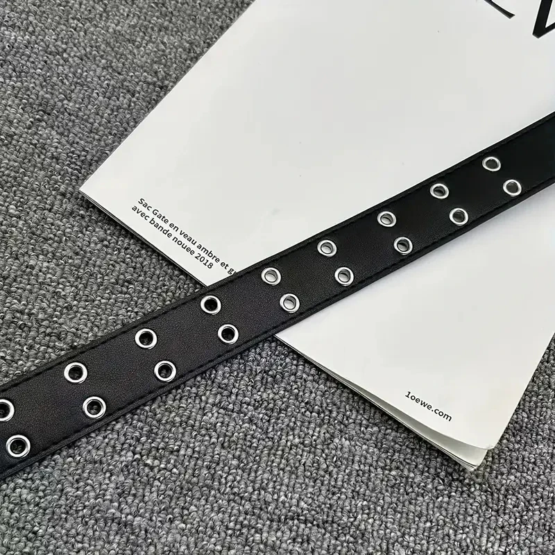 Neuer stilvoller Y2K-Hohlmode-Punkgürtel, trendiges Accessoire für ideale Geschenke, vielseitig einsetzbar für Jeans, Kleider und Freizeitkleidung, für Männer und Frauen – Detail 2