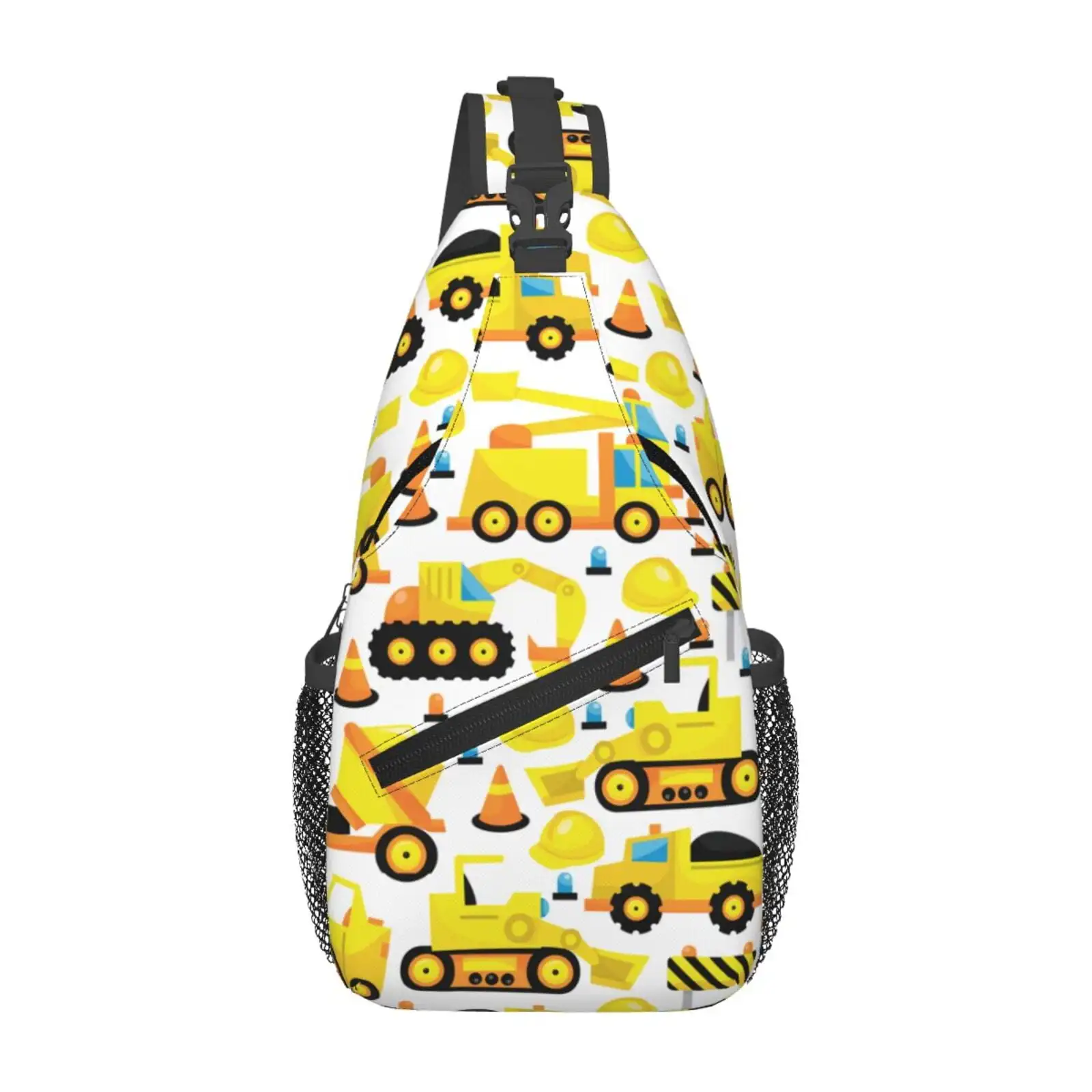 

Сумка-слинг для экскаватора, грузовика, рюкзак через плечо для женщин и мужчин, повседневный регулируемый рюкзак на плечо для пеших прогулок, путешествий