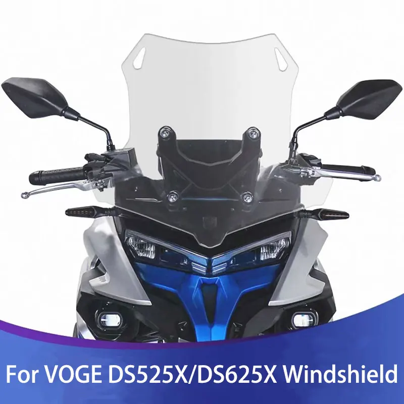 

For VOGE DS525X Motorcycle Modified Front Windshield DS625X Windshield Heightened Deflector Imported Windshield Accessories