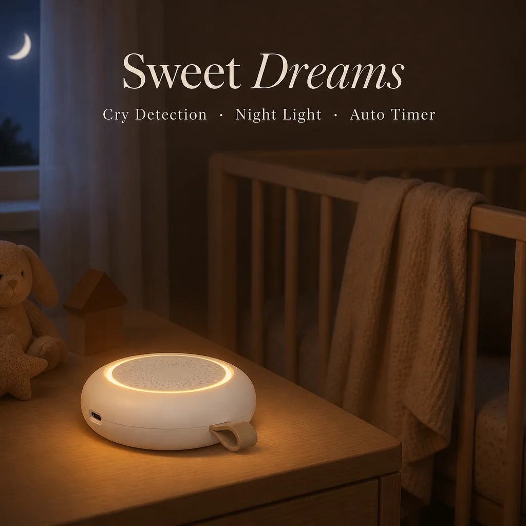 Mesin White Noise untuk Bayi d - Baby Sound Machine White ulasan dan harga
