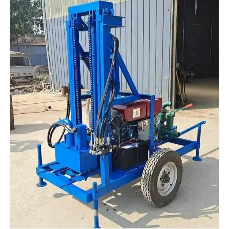 

Easy Operation Hydraulic Drilling Machine Small Water Well Drilling Rig Machine Portable Diesel Water Well Drilling Rig 200m