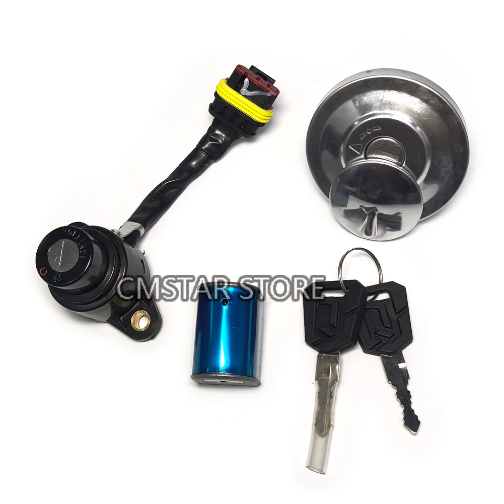 

Motorcycle For Keeway K-Light KLight 125 202 Ignition Switch Lock Fuel Gas Tank Cover Lock W/Keys