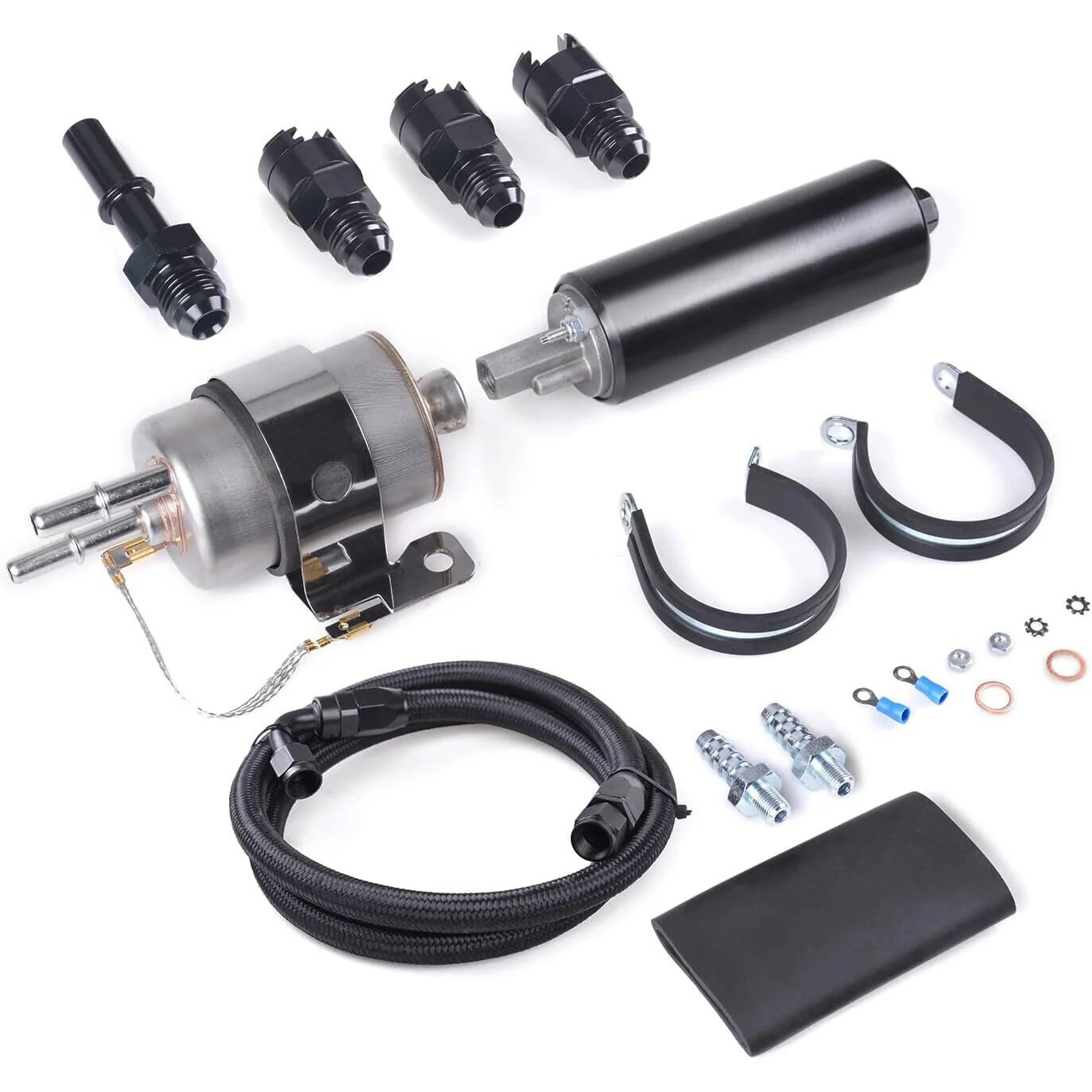 

Walbro TI 255LPH In-line LS Exchange High Pressure EFI Fuel pump with mounting kit GSL392-