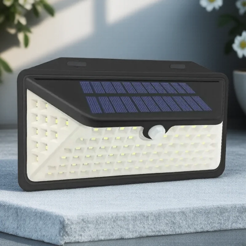 

Solar Lamp Outdoor 102LED Motion Sensor Light Waterproof Garden Pathway Lighting for Night Safety and Decoration