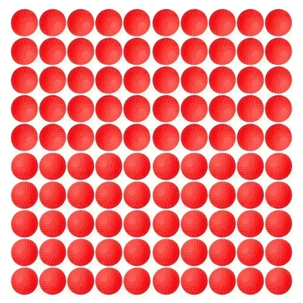 

HOT25/50/75/100 шт. красные круглые мягкие пенопластовые шарики-аполлоны для боеприпасов для игрушек Rival, серия пистолетов для тренировок на открытом воздухе, красные пули