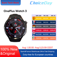 OnePlus Watch 3 SmartWatch Global Version Wear OS by Google 1.5”LTPO A0MOLED Display 5days battery life 60S Health Check-In GPS