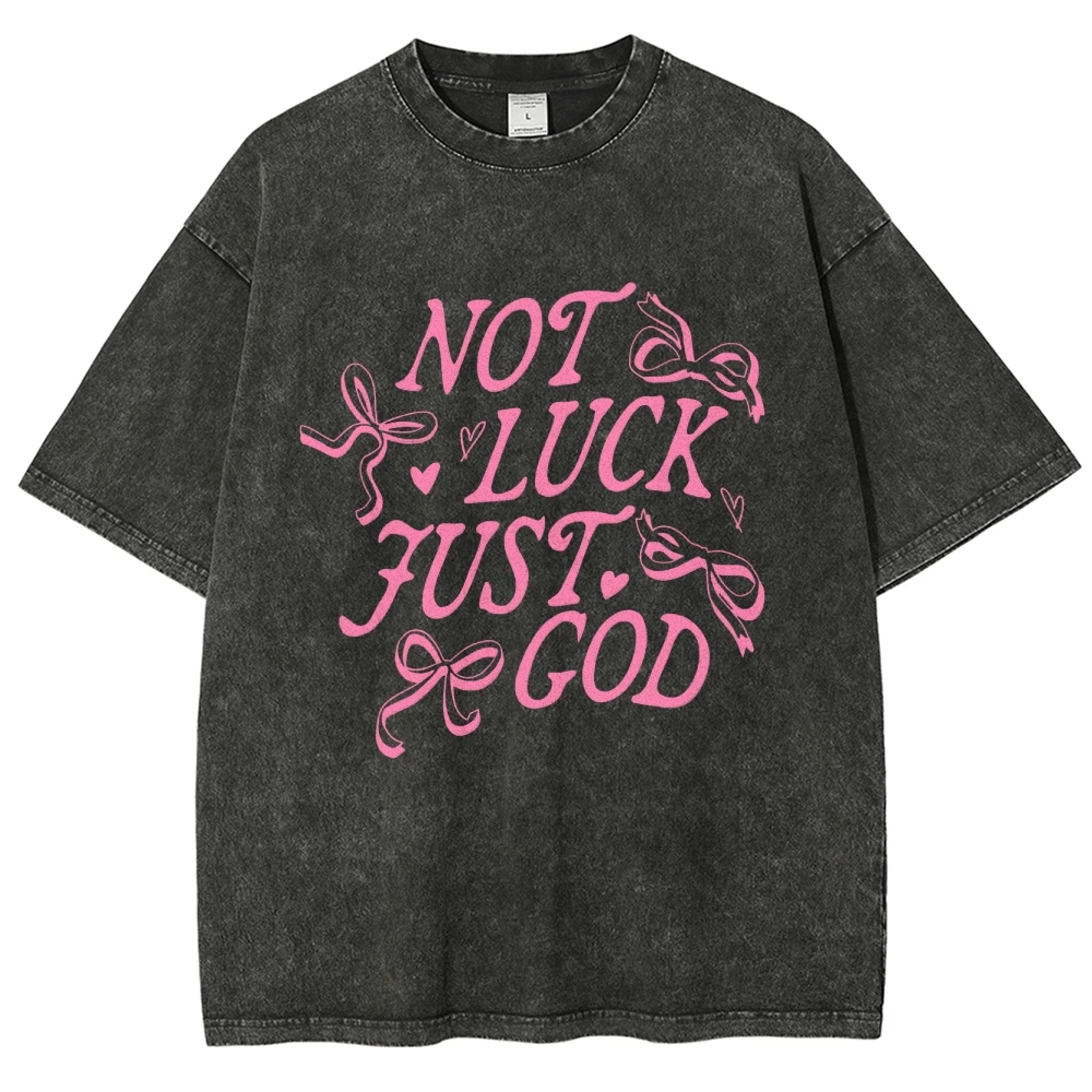 

American Style Retro Heavyweight Solid Color Short Sleeved T-shirt Men Women Summer Street Trendy Washed Text and pattern