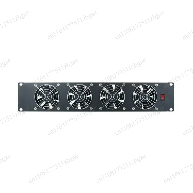 3U 19‑Inch Server Rack Mount Cooling Fan Panel, 220V High‑Power Exhaust Fan with Lightning Protection Function