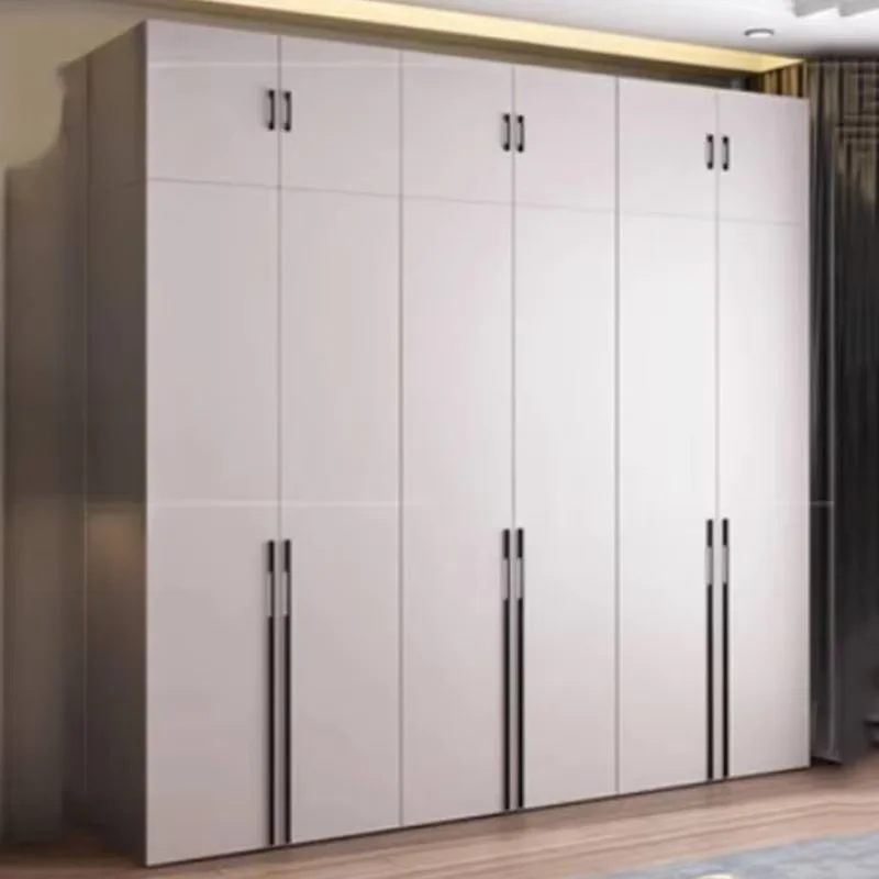 New European Wardrobe Clothes Modern Organizer Drawers Wooden Wardrobe Storage Portable Rangement Chambre Bedroom Furniture